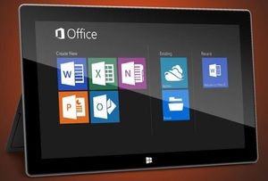 Microsoft Office на планшете Surface