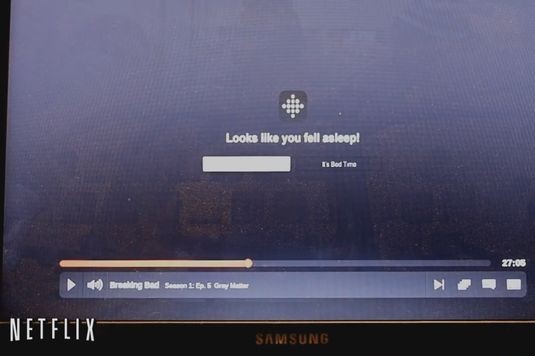 Netflix - датчик сна