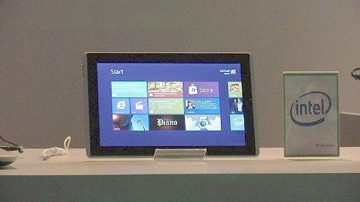 Windows 8 на планшете Intel