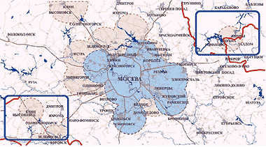 Проводной интернет в московской области карта