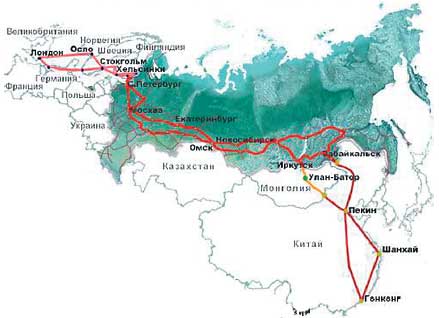 Жд карта евразии