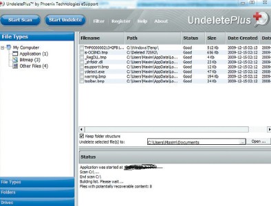 Разобраться с работой UndeletePlus не составит труда