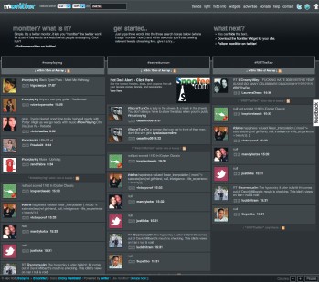 Как быть в ситуации, когда вы хотите периодически следить за новыми сообщениями по интересующей теме? Используйте бесплатный сервис под названием monitter (monitter.com/). Принцип работы данной службы прост. На главной странице нужно ввести запрос (например, «Барак Обама»), после чего будут предложены два варианта подписки на новые «твиты» (сообщения в Twitter)