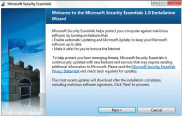 Экран 1. Запуск мастера установки