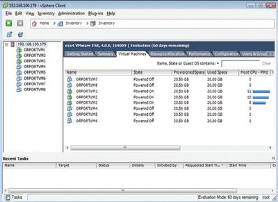 Экран 2. vSphere Client